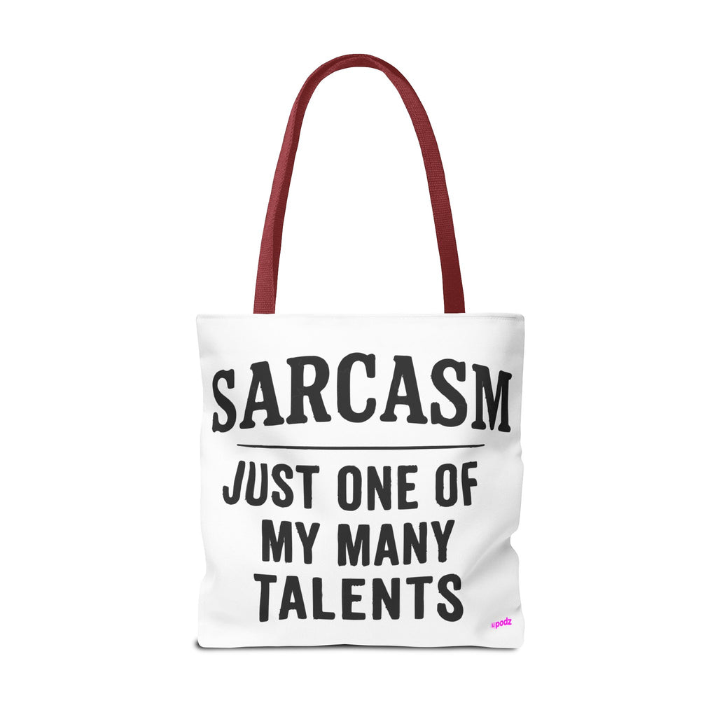 Sarcasm Tote Bag - Quirky Design, Fun Bag