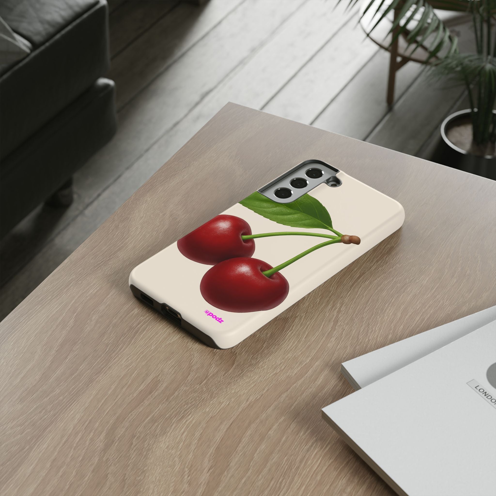 Red Cherry Design, Tough Cases, Phone Cover