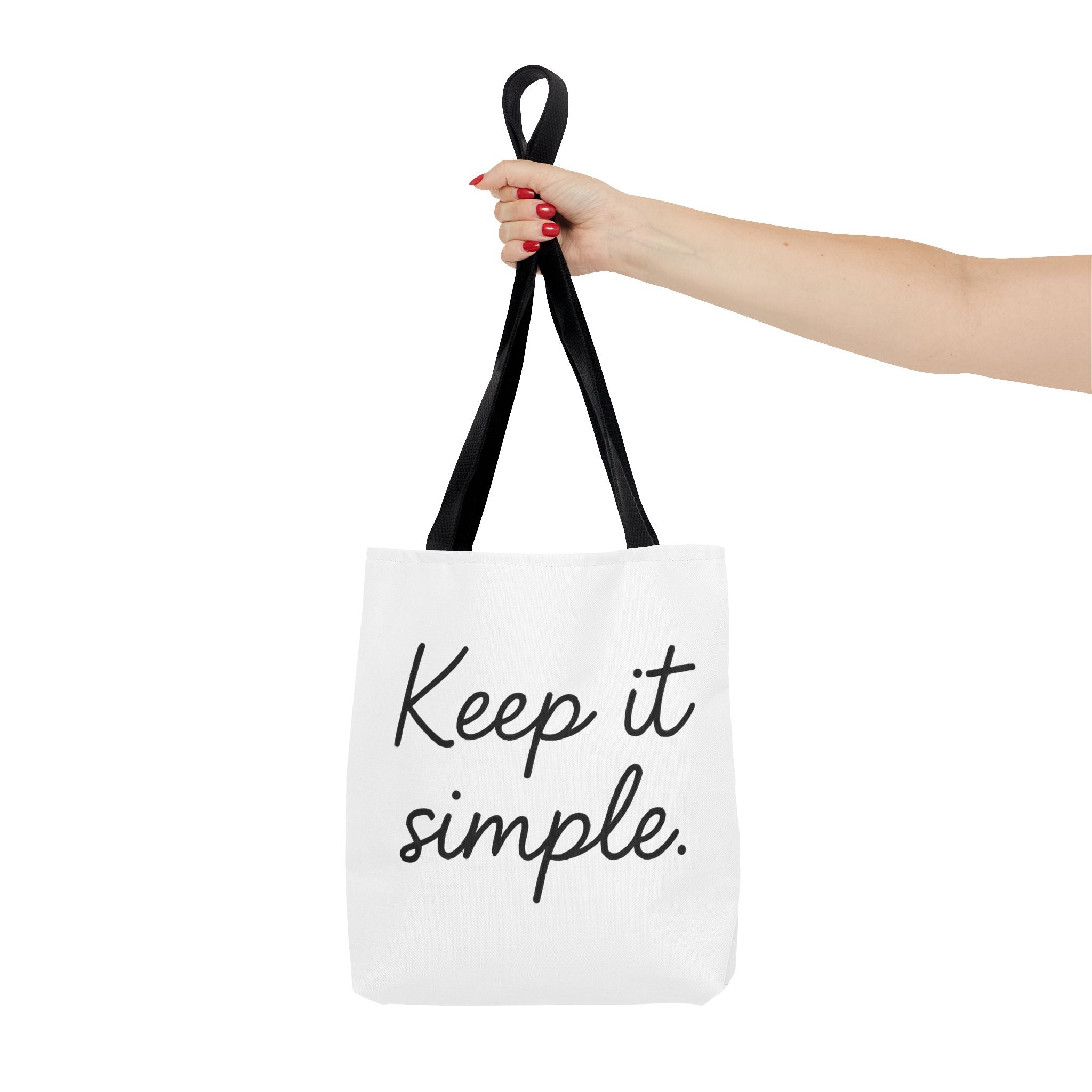 Keep It simple Tote Bag - Motivational Carryall