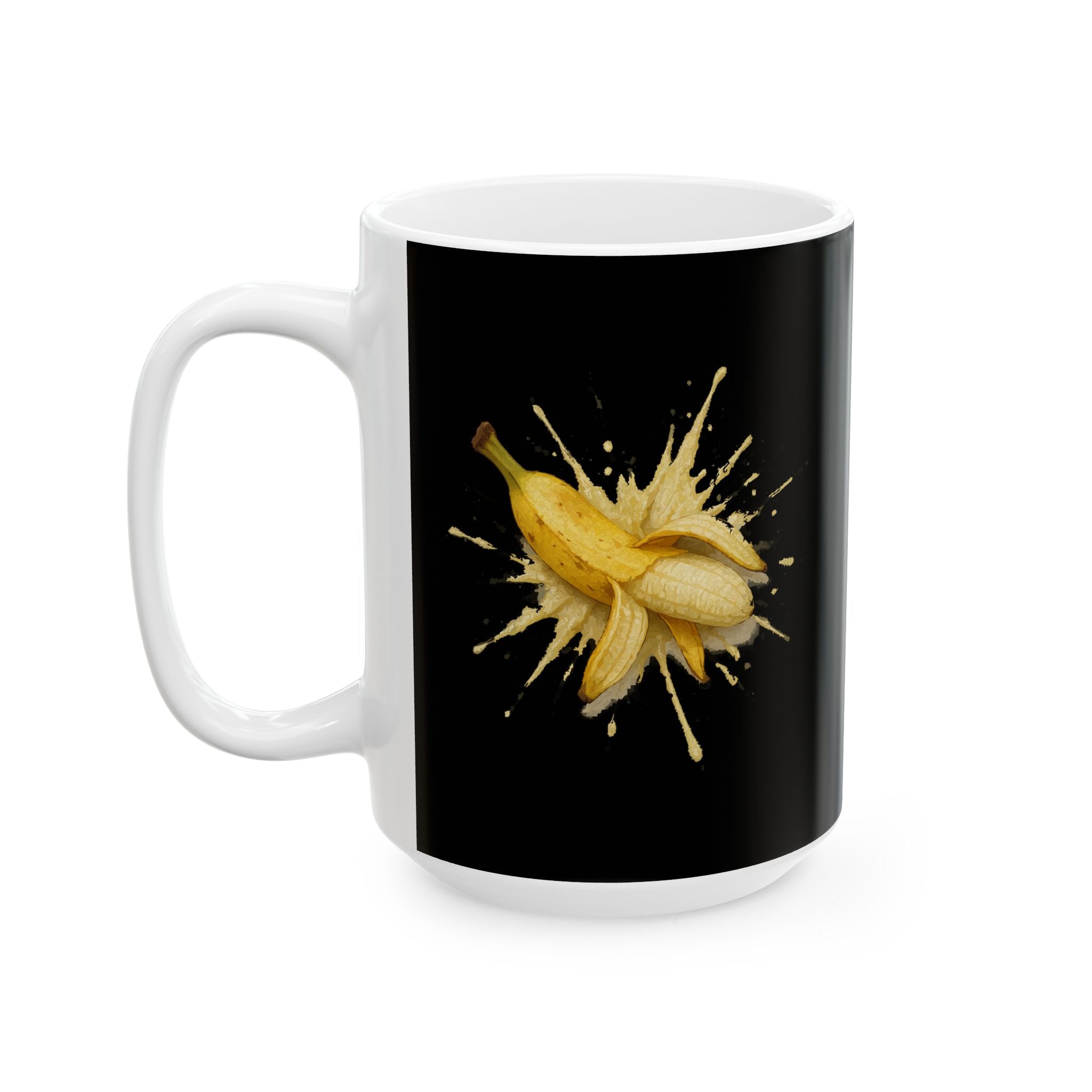 Banana Splat Ceramic Mug |  Personalized Mug