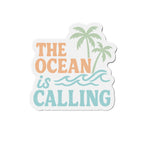 Tropical Die-Cut Magnet - Ocean Vibes, Refrigerator Magnet