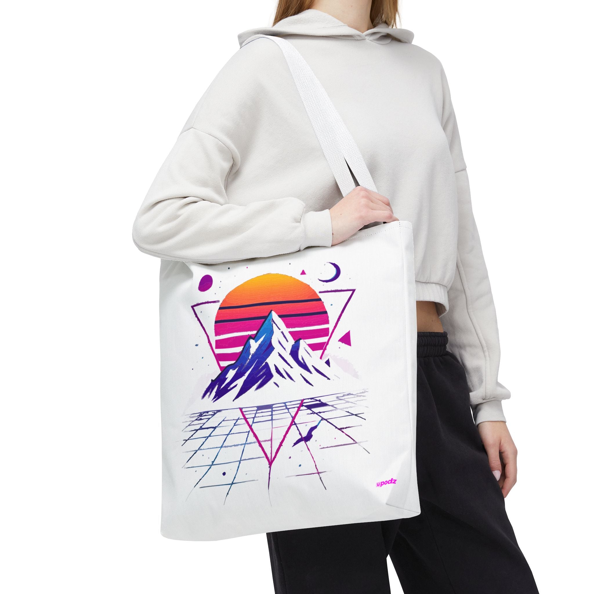 Moon Vibes Tote - Quirky Design, Fun Bag