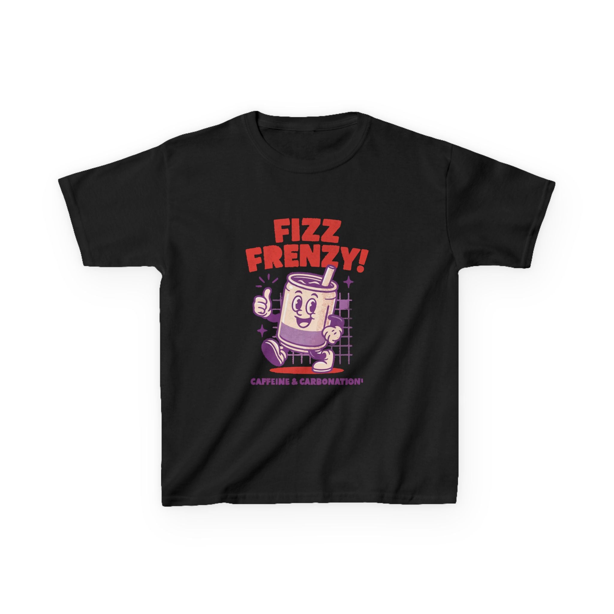Fizz Frenzy! Kids Tee, Fun Graphic Tee, Kids Cotton T-Shirt