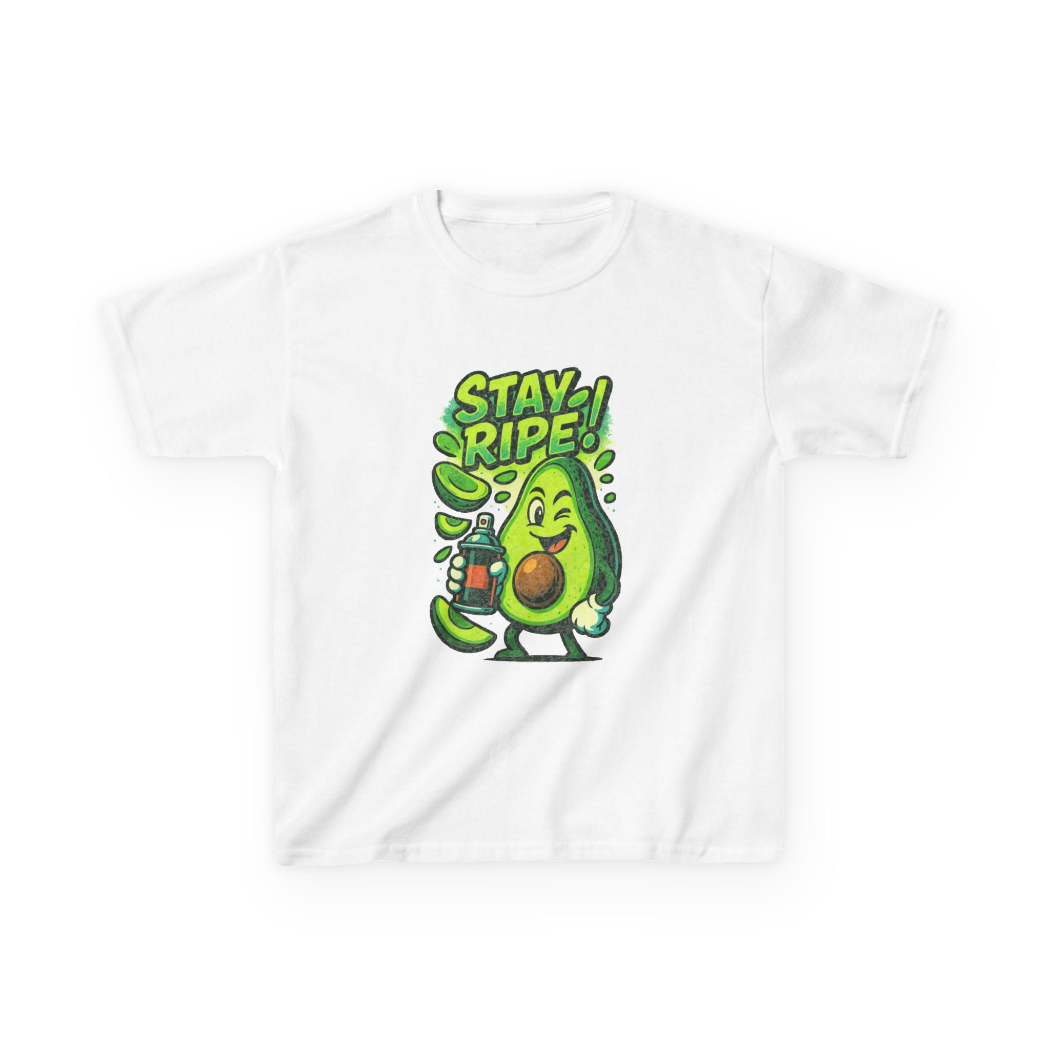 Stay Ripe Kids Tee, Fun Graphic Tee, Kids Cotton T-Shirt