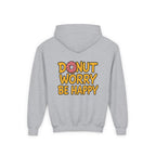 Donuts make me happy, Youth Hooded Sweatshirt, Casual Wear