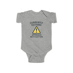 Currently Teething Baby Bodysuit, Funny Infant Outfit, Cute Baby Clothes