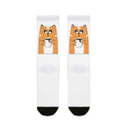 Chilled Cat Sublimation Crew Socks