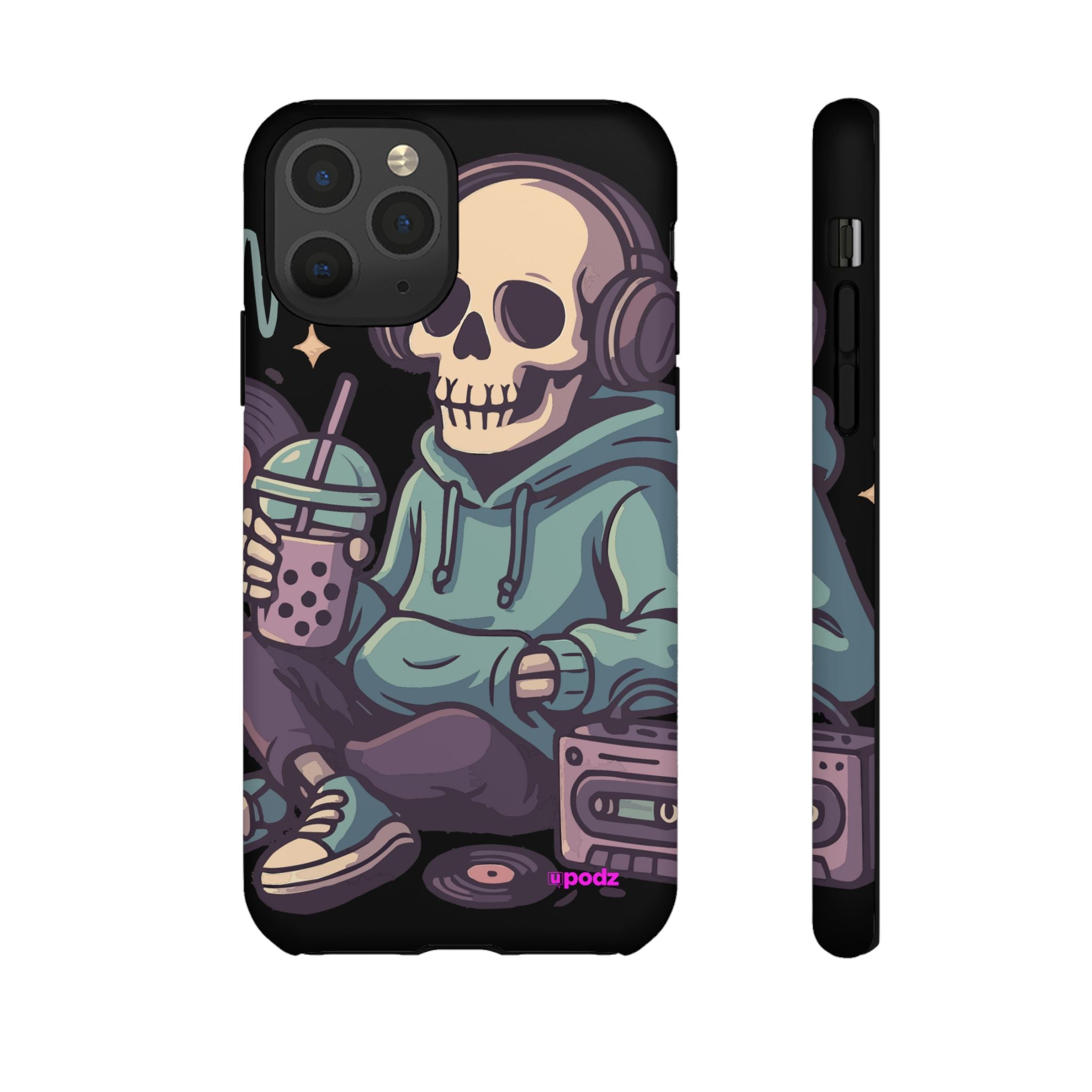Skull Headphones Design, Tough Cases, Phone Cover