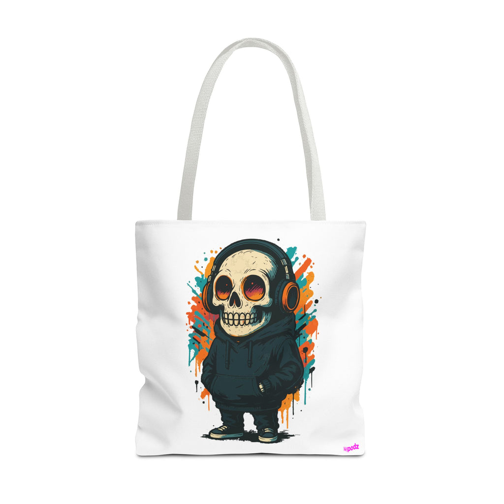 Skull Vibes Tote Bag - Quirky Fun Bag