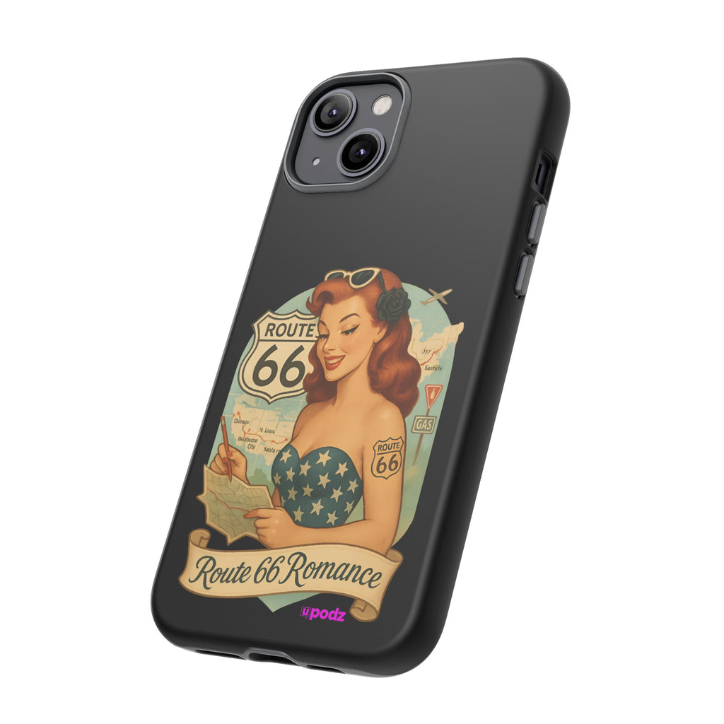 Route 66 Design, Tough Cases, Phone Cover, Unique Gift