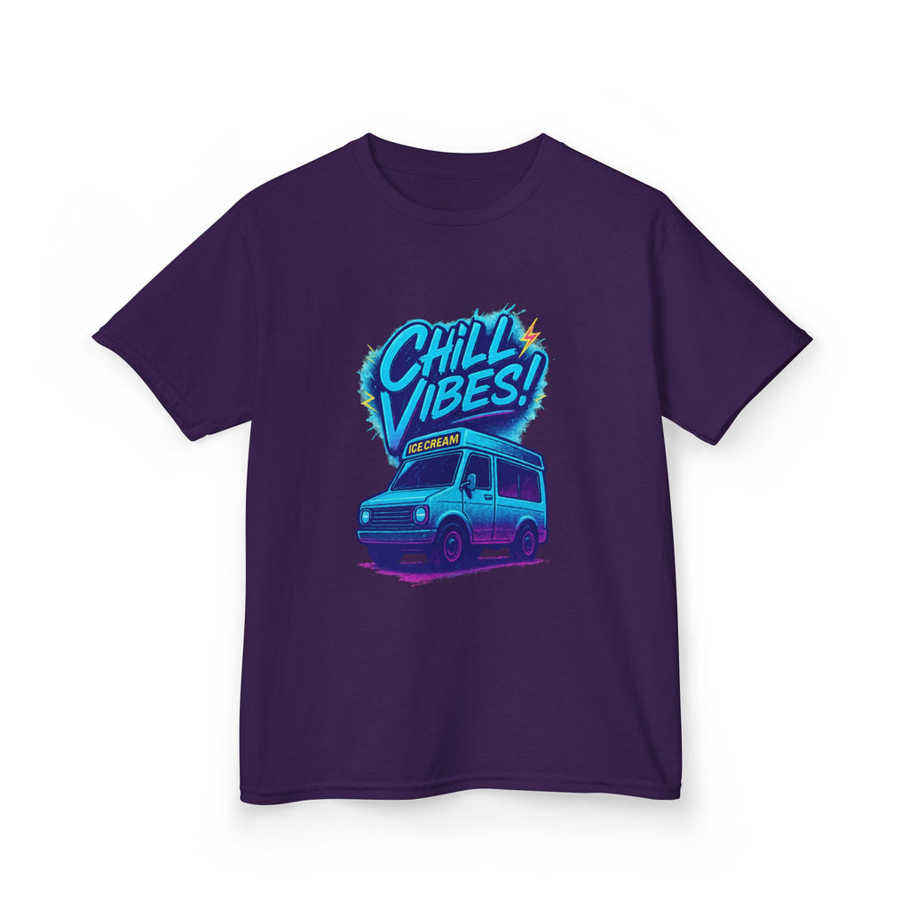Chill Vibes Kids Tee, Fun Graphic Tee, Kids Cotton T-Shirt
