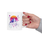 Pshycadelic Moon Ceramic Mug |  Personalized Mug