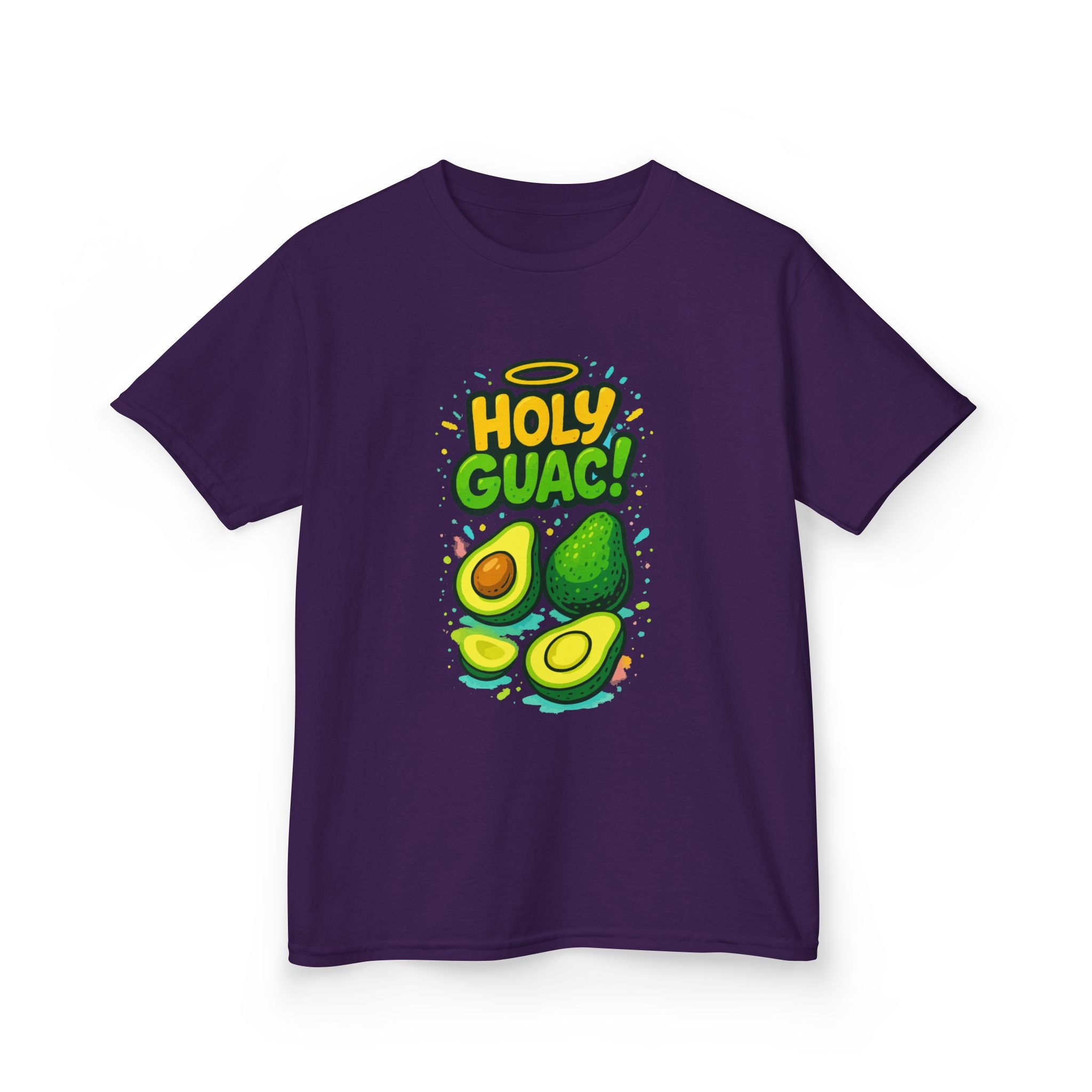 Holy Guac Kids Tee, Fun Graphic Tee, Kids Cotton T-Shirt