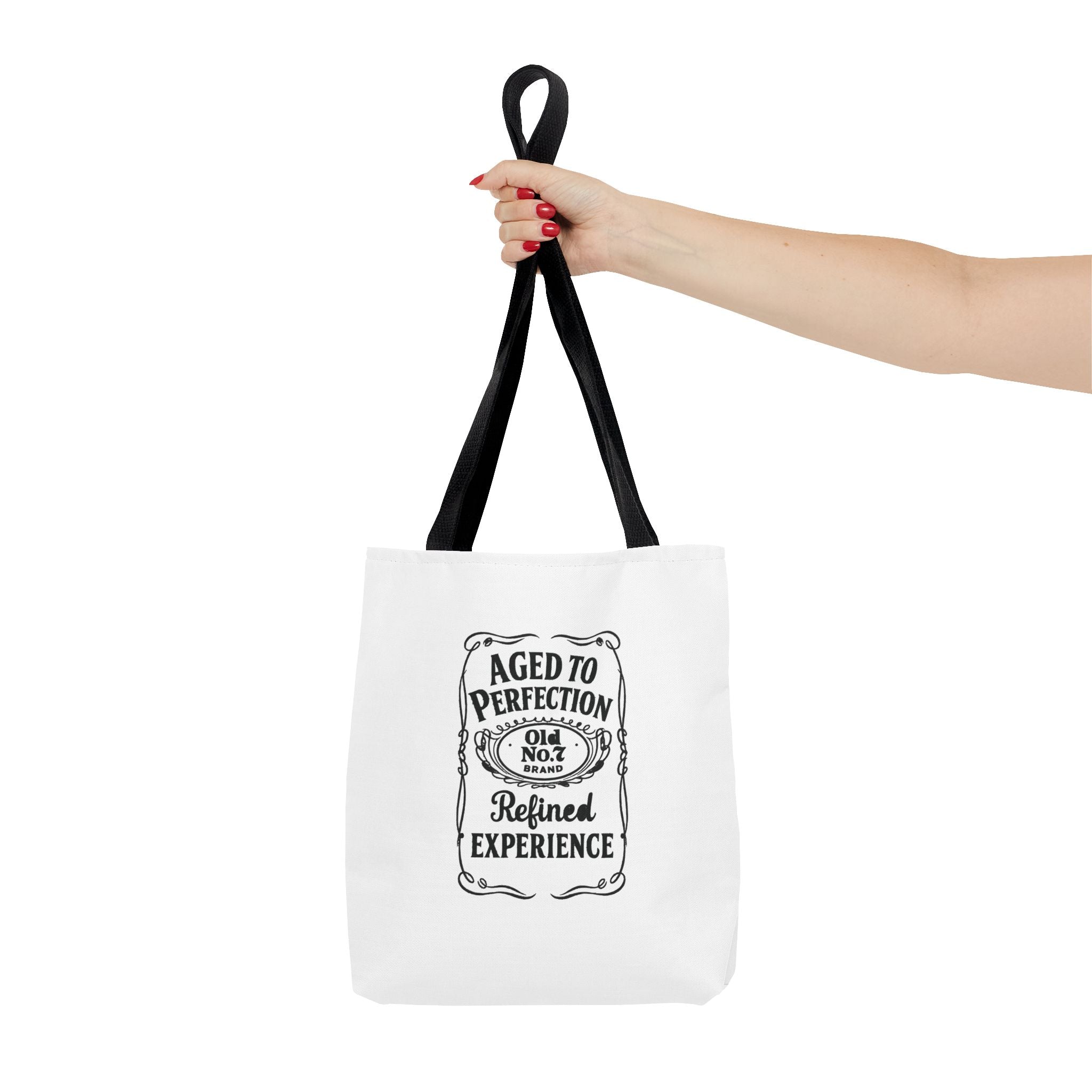 Aged to perfection Tote Bag, Inspirational Gift, Eco-Friendly Shopping Bag
