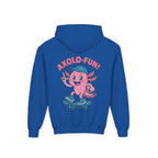 Axolotl Youth Hooded Sweatshirt, Casual Wear