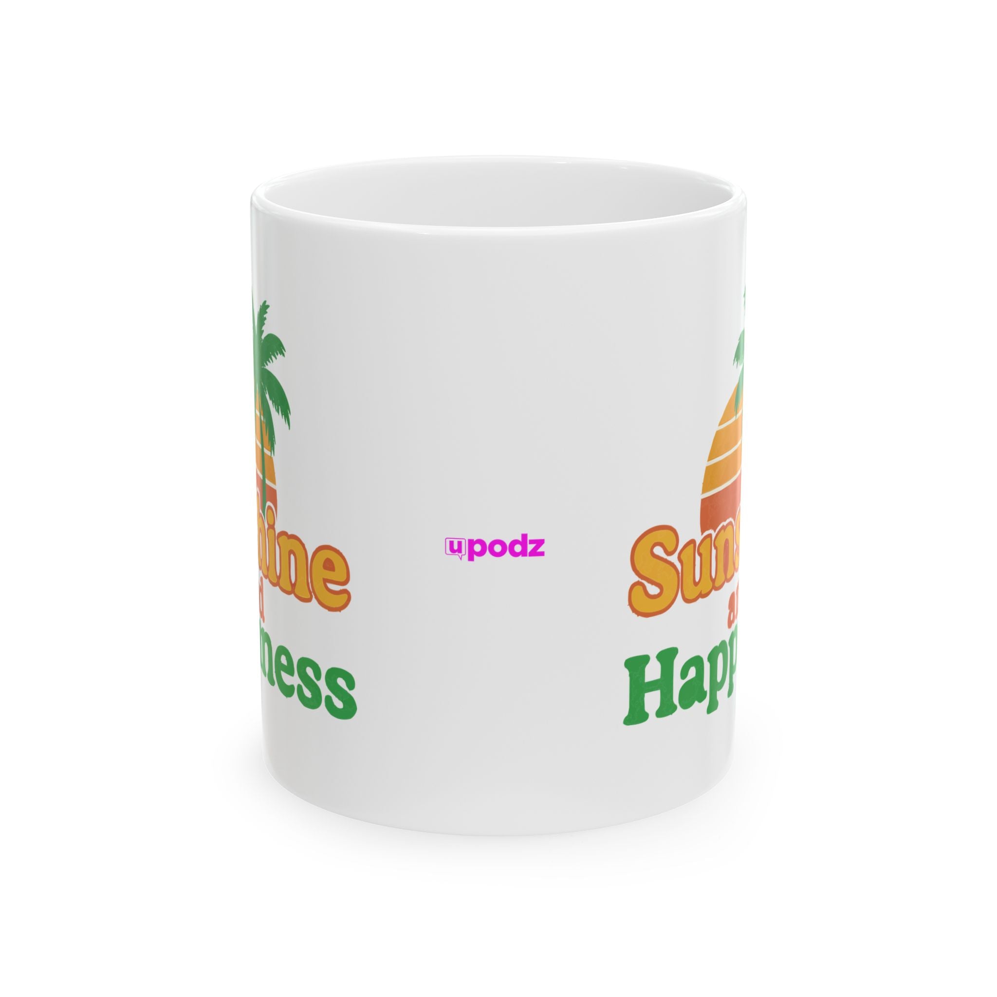 Sunshine Happiness Ceramic Mug |  Personalized Mug