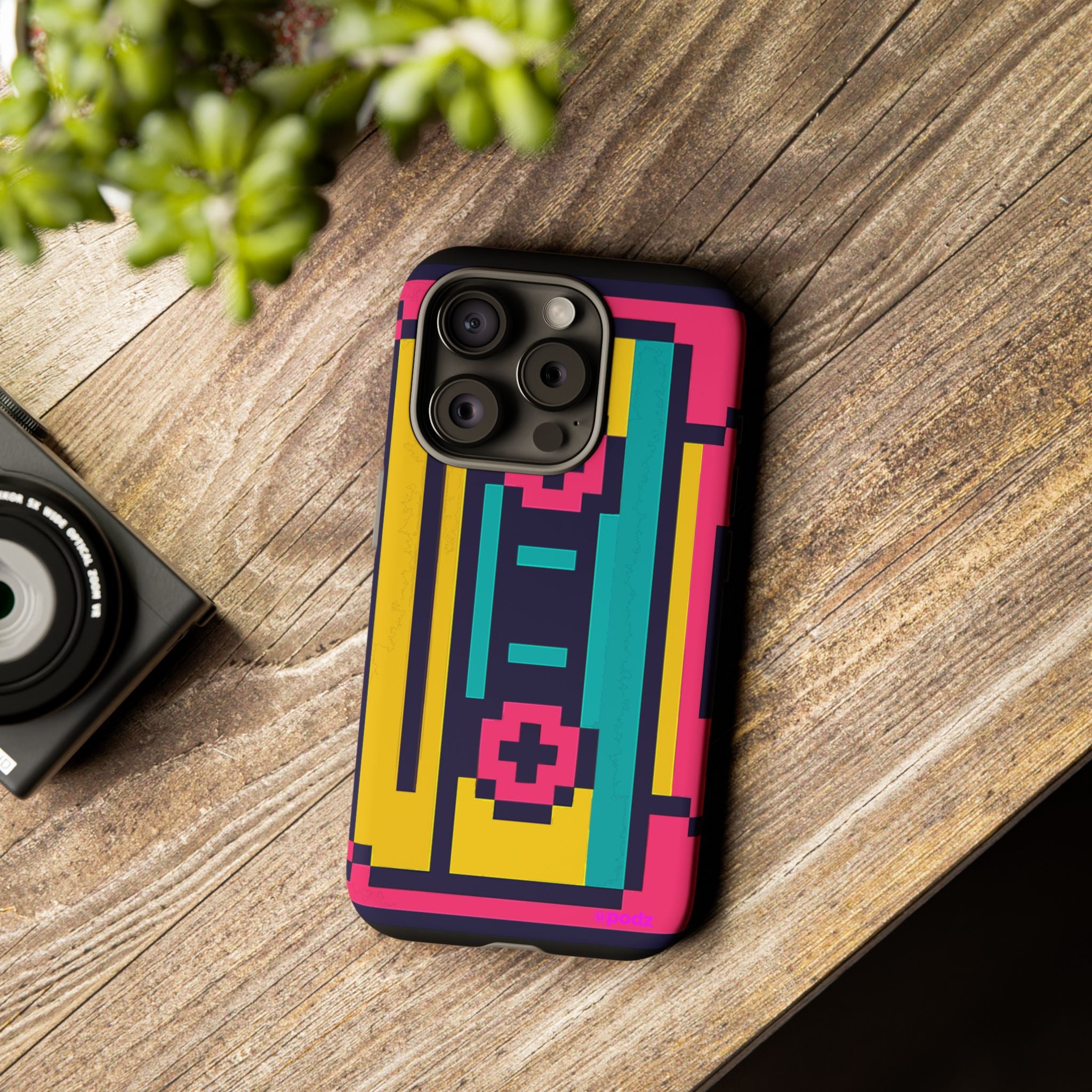 Retro tape Design, Tough Cases, Phone Cover