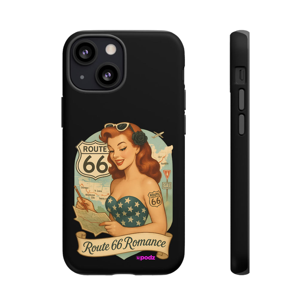 Route 66 Design, Tough Cases, Phone Cover, Unique Gift