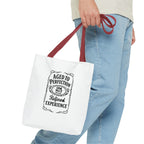 Aged to perfection Tote Bag, Inspirational Gift, Eco-Friendly Shopping Bag