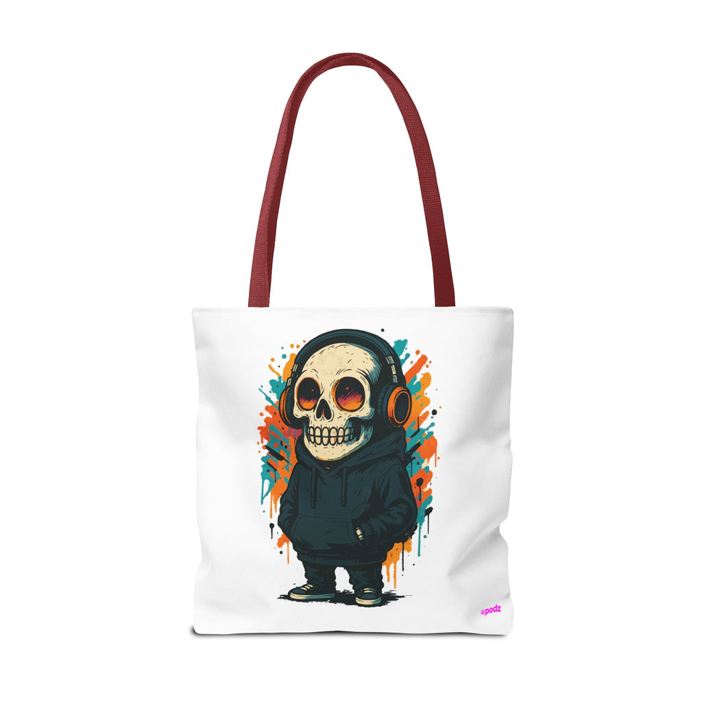 Skull Vibes Tote Bag - Quirky Fun Bag