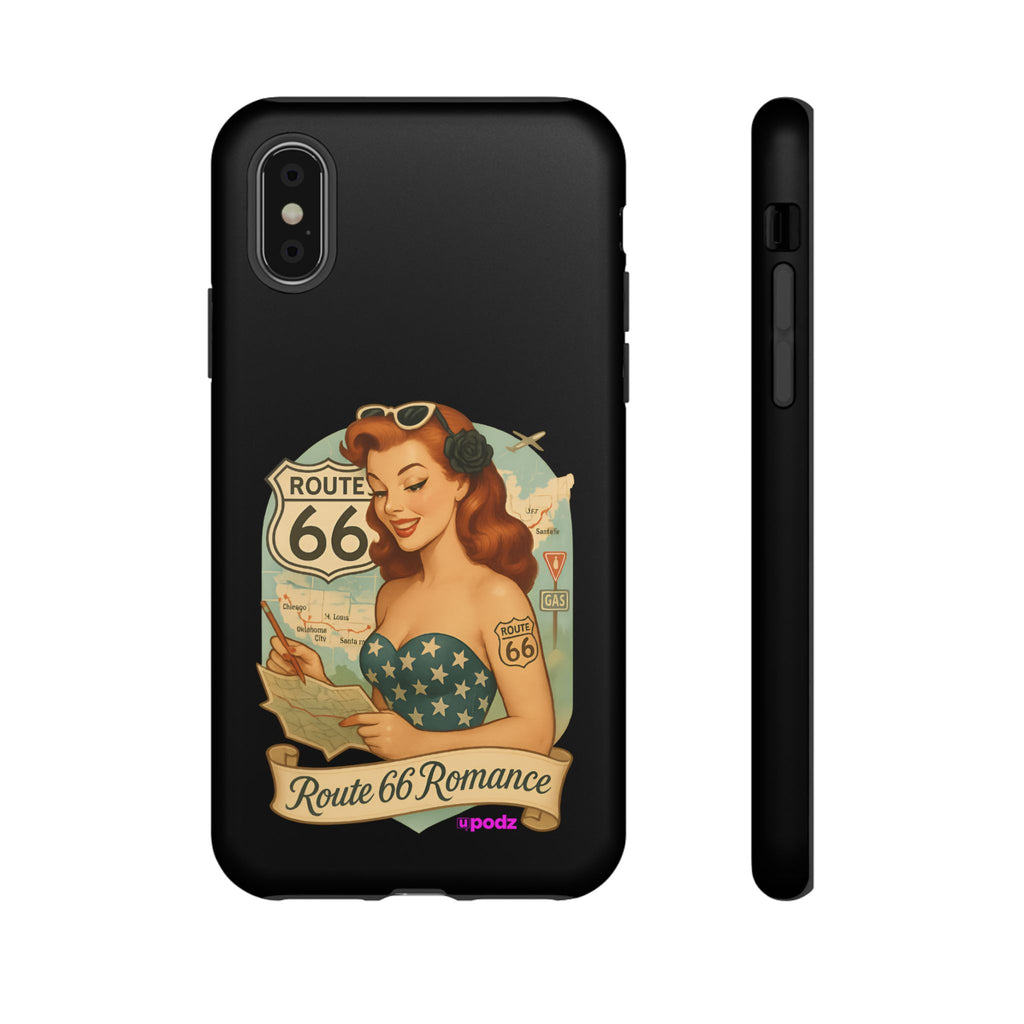 Route 66 Design, Tough Cases, Phone Cover, Unique Gift