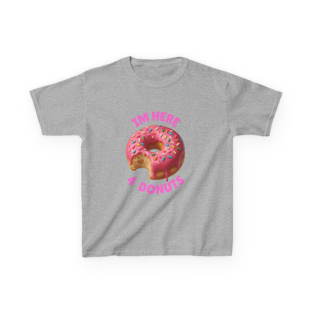 Donuts are life! Kids Tee, Fun Graphic Tee, Kids Cotton T-Shirt