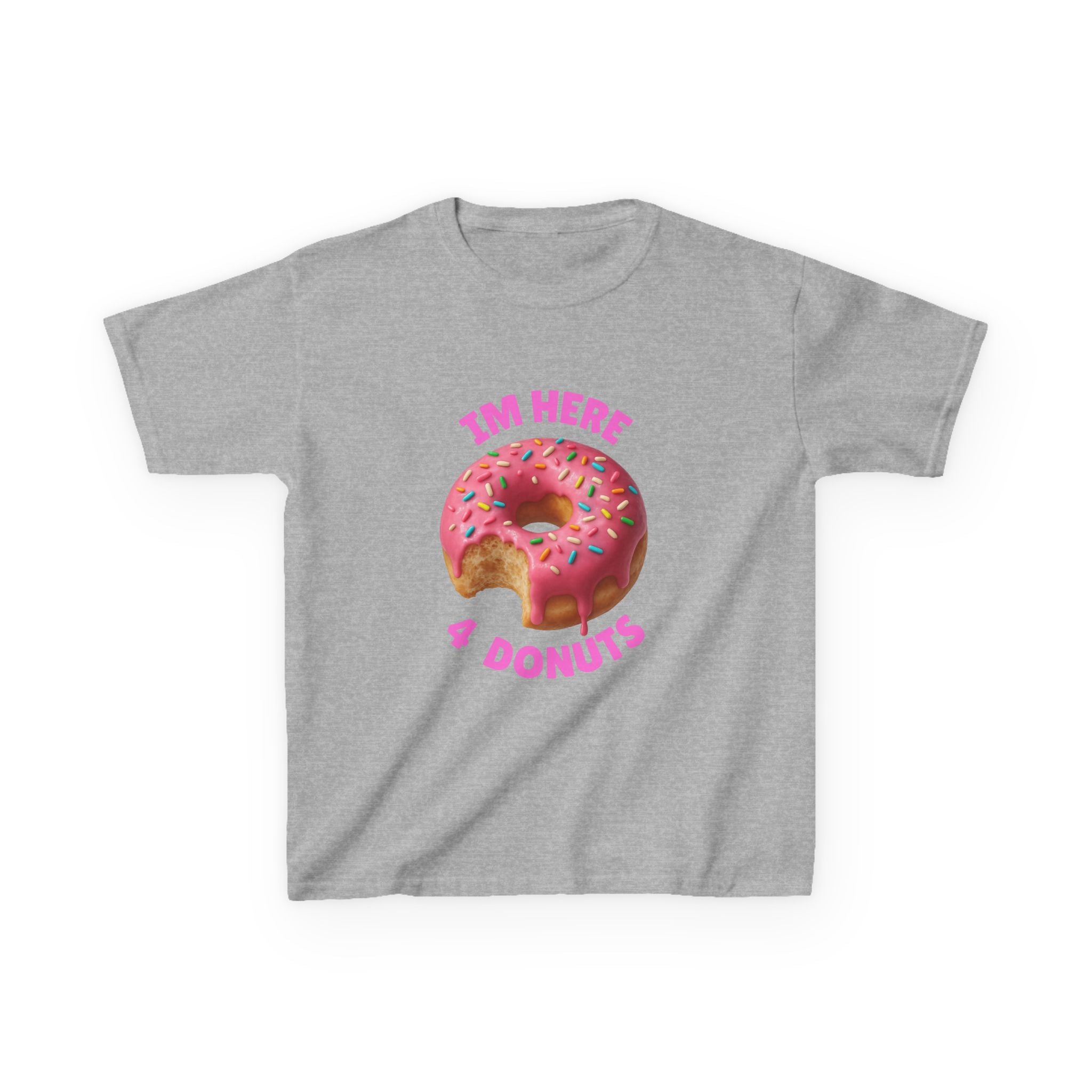 Donuts are life! Kids Tee, Fun Graphic Tee, Kids Cotton T-Shirt