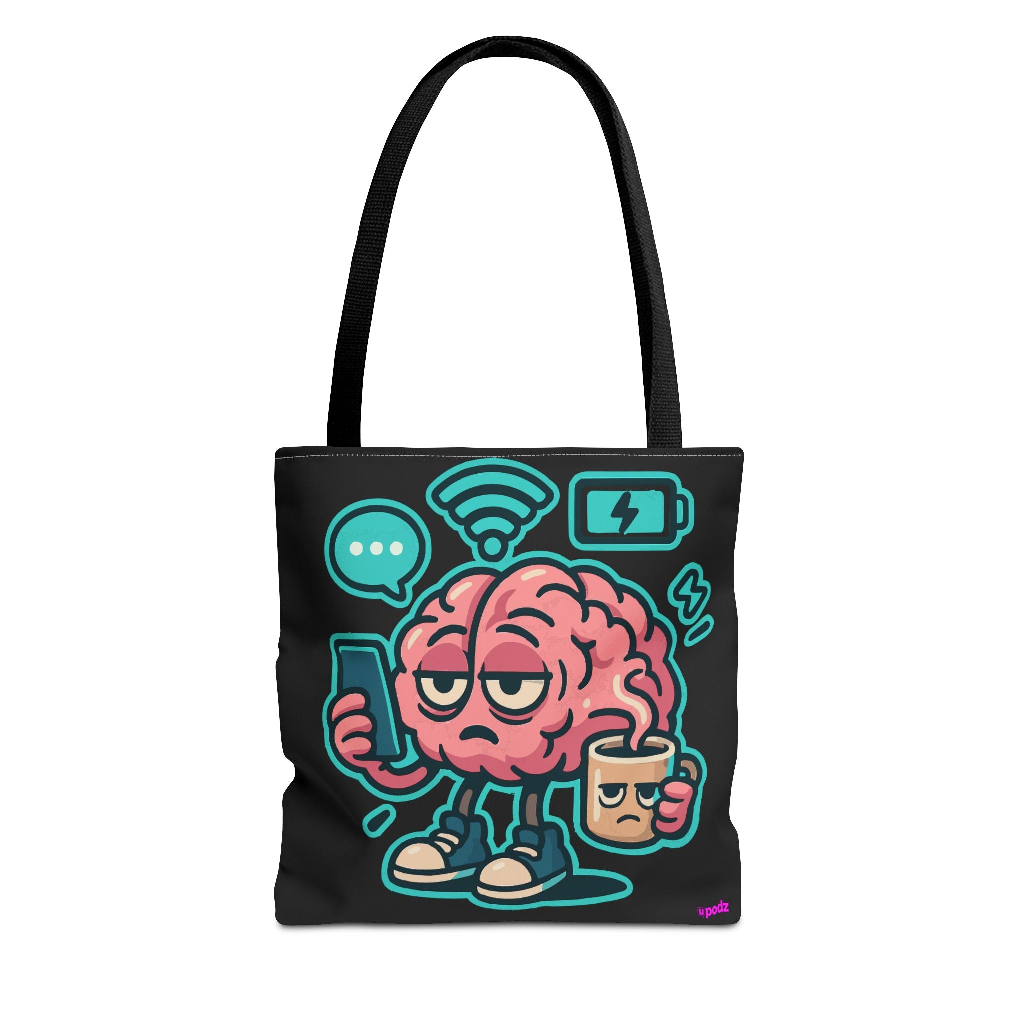 Brain Power Tote Bag - Quirky, Fun Tote Bag