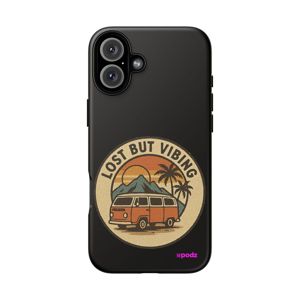 Lost But Vibing Design, Tough Cases, Phone Cover