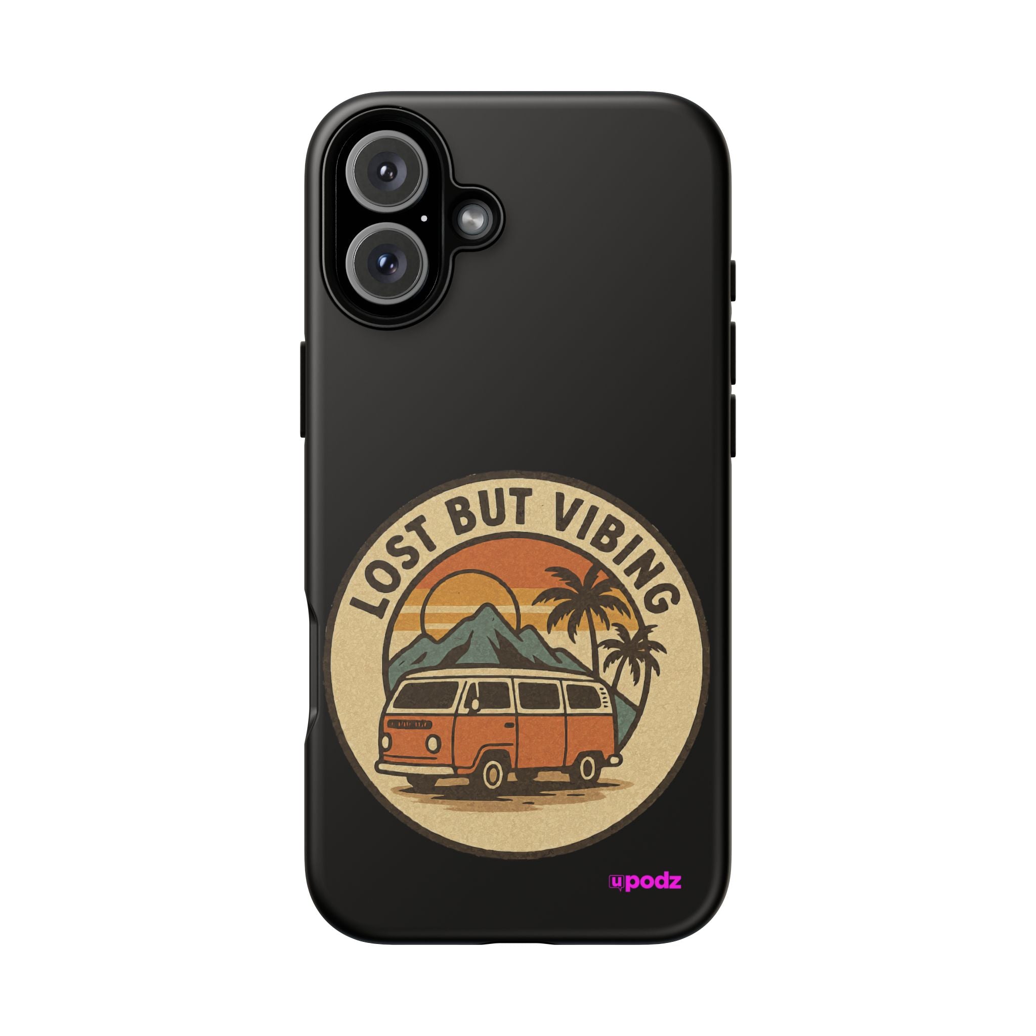 Lost But Vibing Design, Tough Cases, Phone Cover