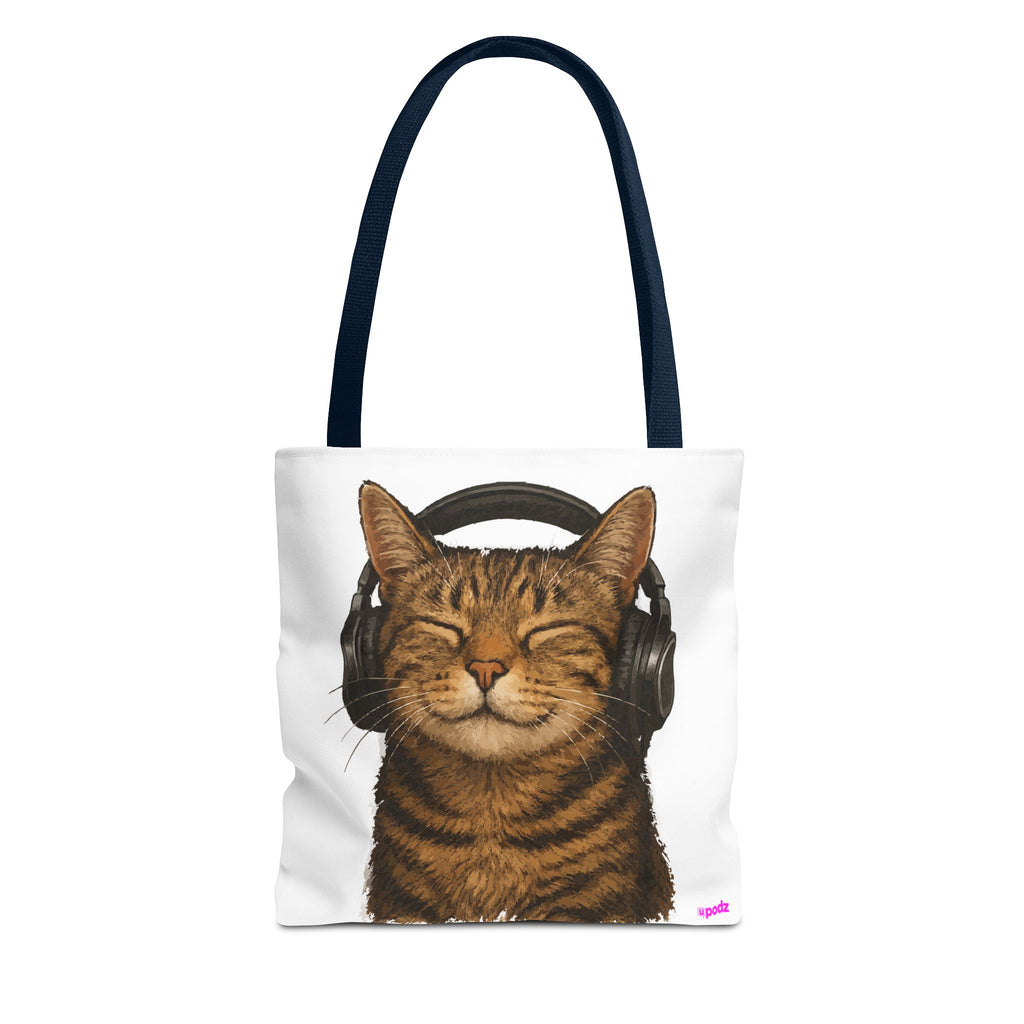 Kitty Love Tote Bag - Quirky Design, Fun Bag