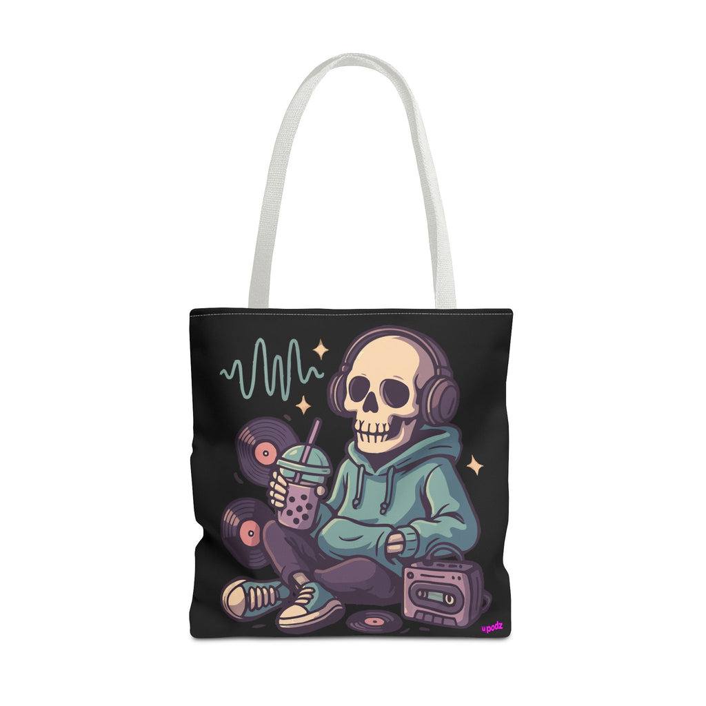 Skully Headphones Tote Bag - Quirky Fun Bag
