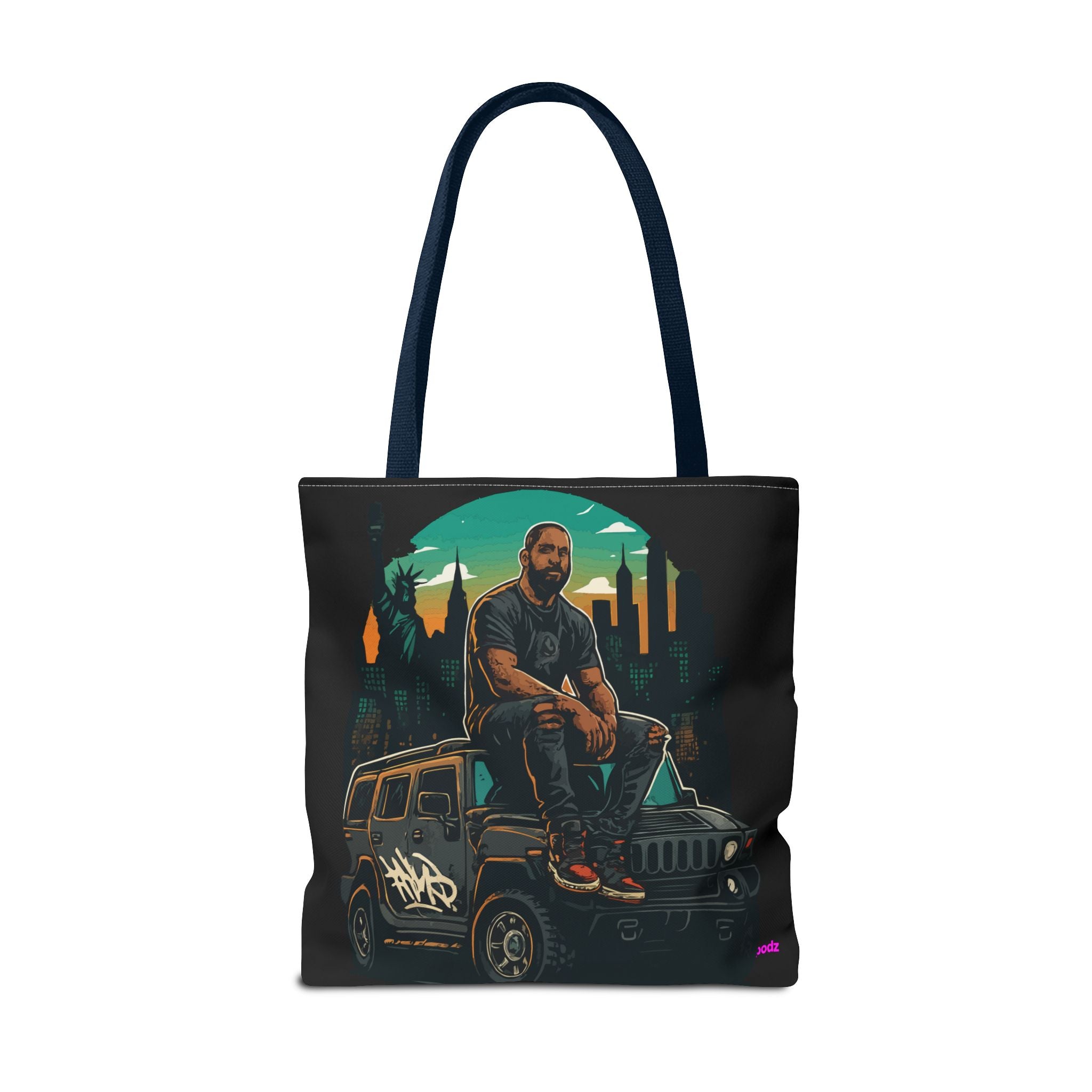 Hanging Out Tote Bag - Quirky Fun Bag