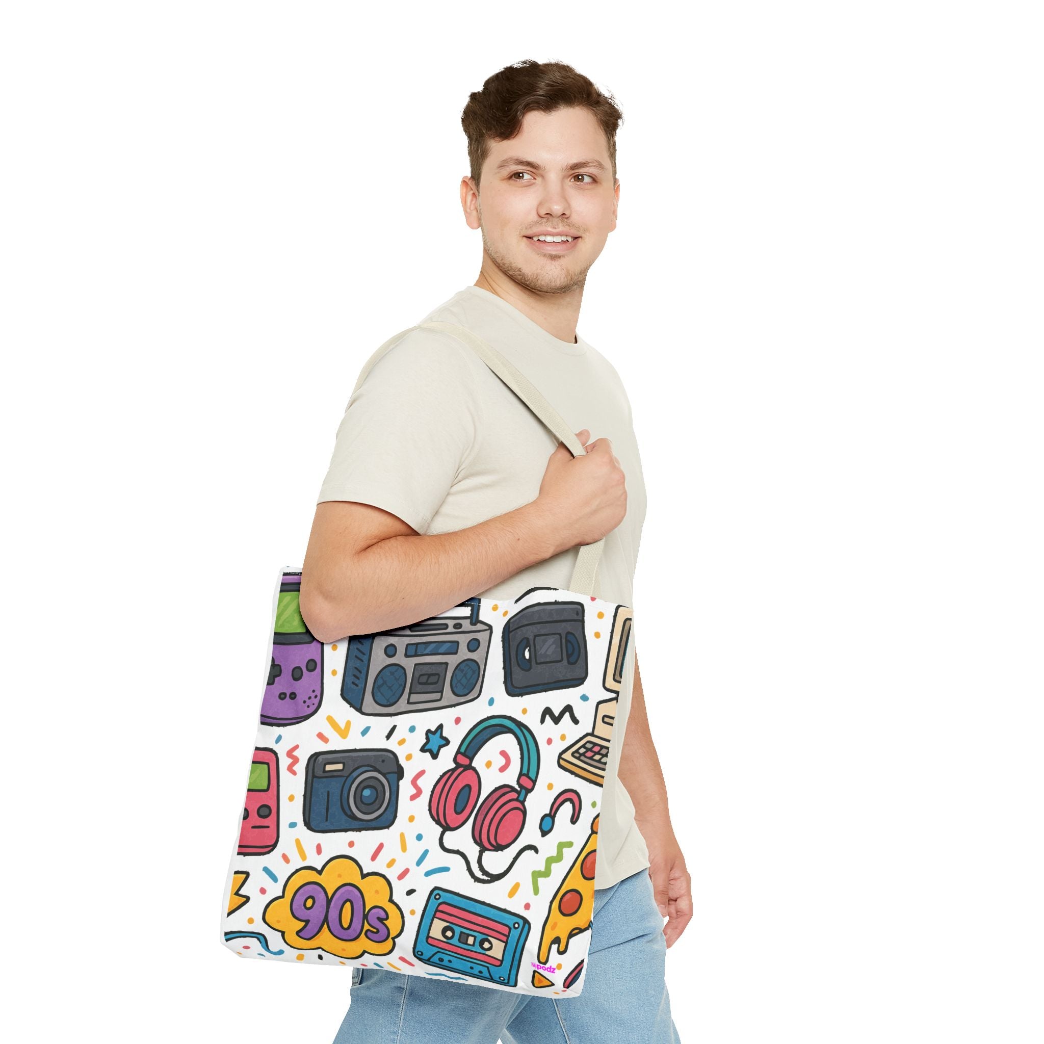 Nostalgia 90's Quirky Design, Fun Bag