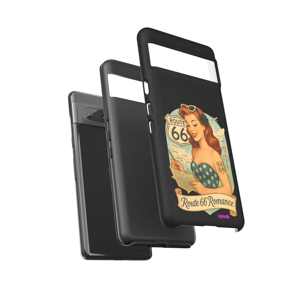 Route 66 Design, Tough Cases, Phone Cover, Unique Gift