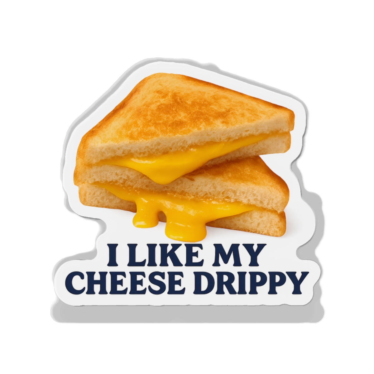 I like my Cheese Drippy Die-Cut Magnets | Fun Kitchen Decor
