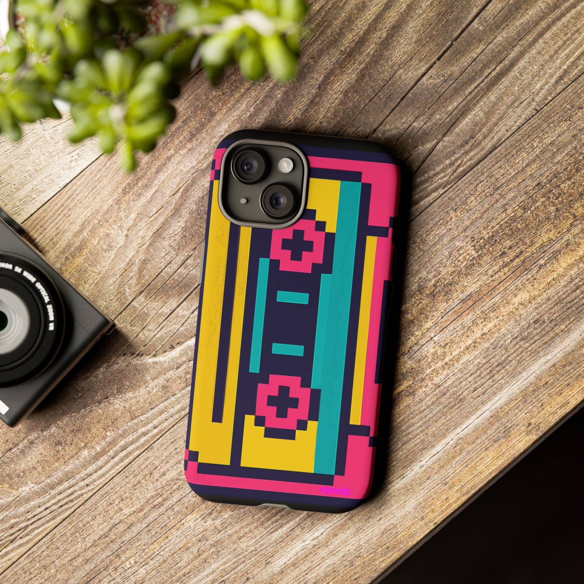 Retro tape Design, Tough Cases, Phone Cover