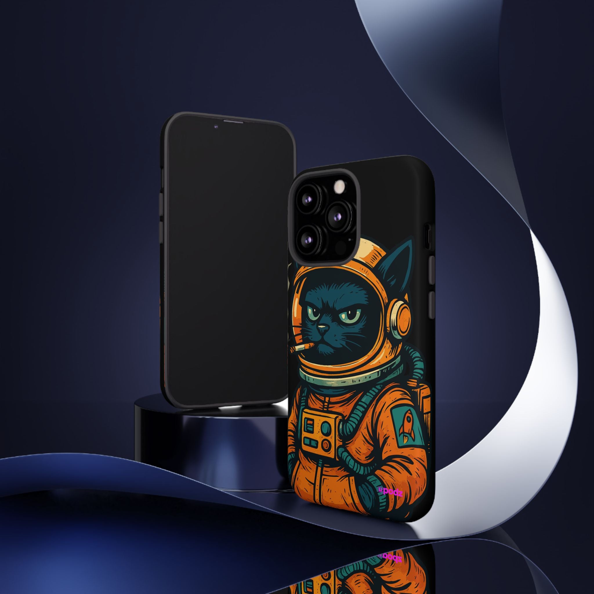 Smoking Cat Design, Tough Cases, Phone Cover