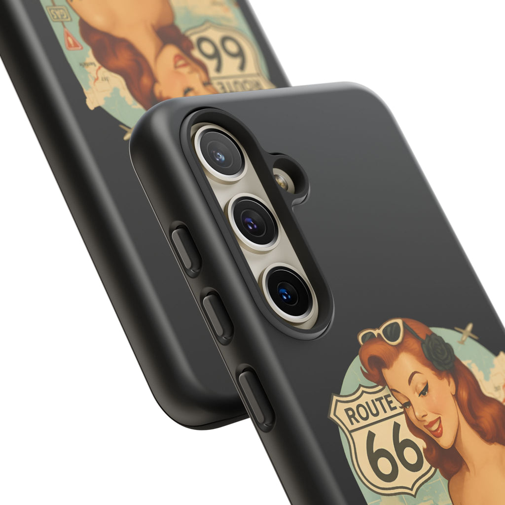 Route 66 Design, Tough Cases, Phone Cover, Unique Gift