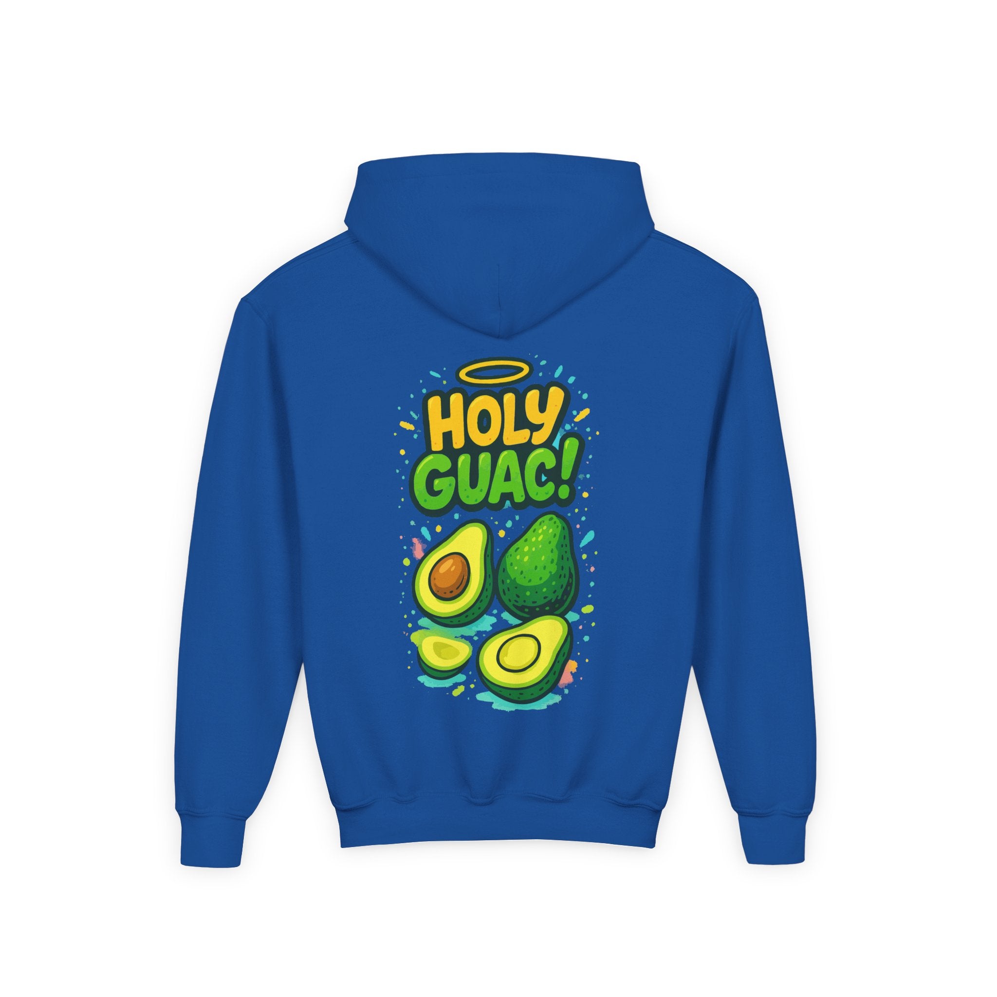 Holy Guacamole Fun Youth Hooded Sweatshirt, Casual Wear