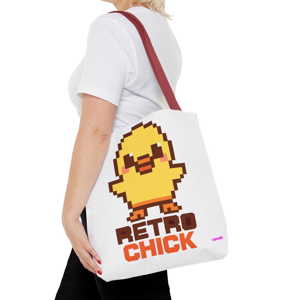Retro Chick Tote Bag - Quirky Fun Bag