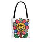 Flower Power Tote Bag - Quirky Fun Bag