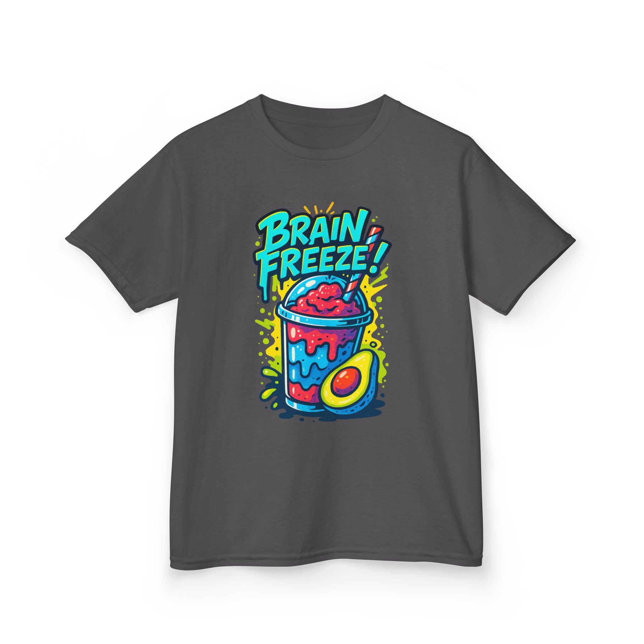 Brain Freeze Kids Tee, Fun Graphic Tee, Kids Cotton T-Shirt