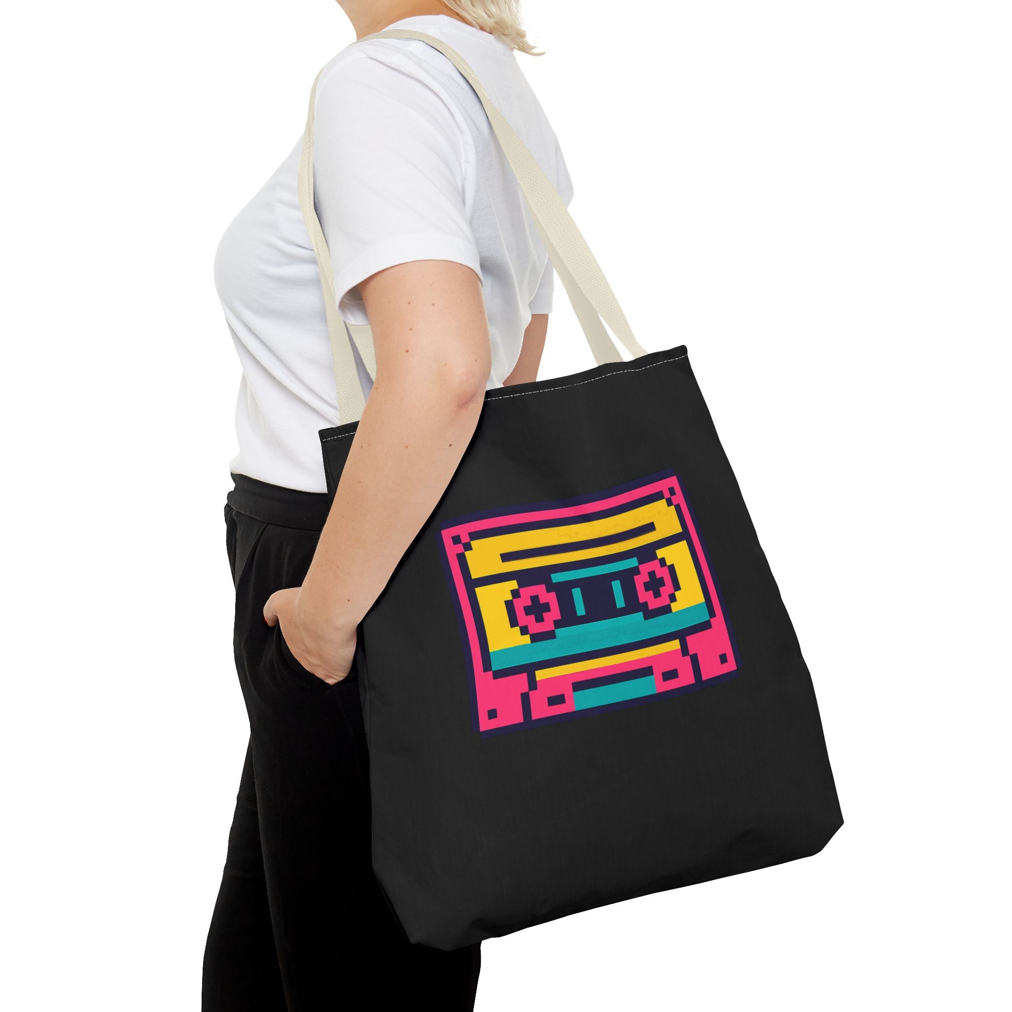Tape Tote Bag, Inspirational Gift, Eco-Friendly Shopping Bag