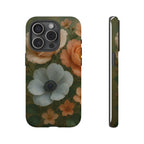 Floral Design White Cover Design, Tough Cases, Phone Cover