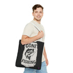 Gone Fishing Tote Bag - Quirky Fun Bag