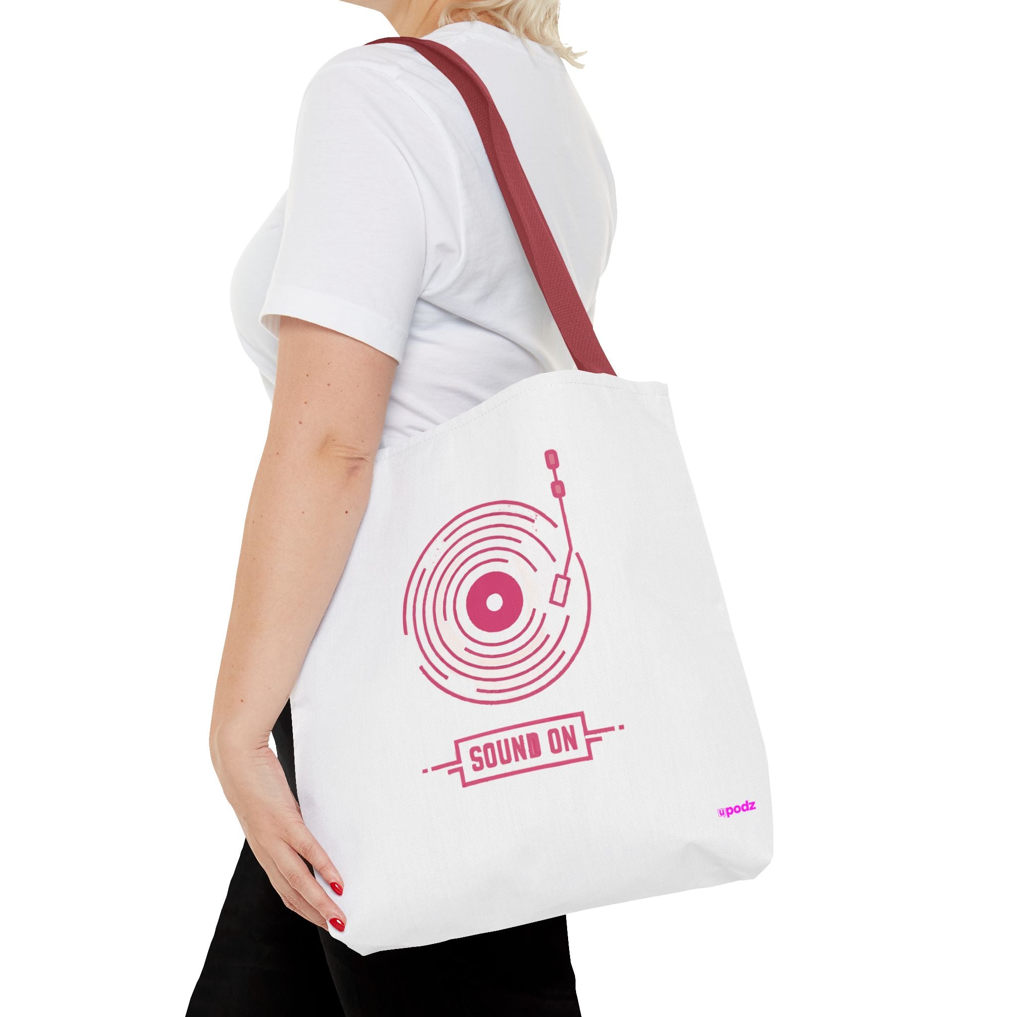 Sound On Tote Bag Design, Fun Bag