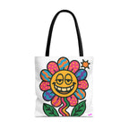 Flower Power Tote Bag - Quirky Fun Bag