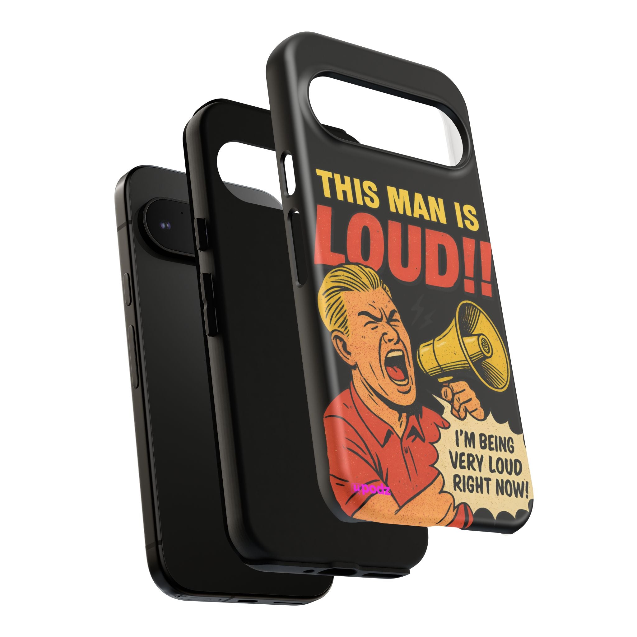 Loud Man Design, Tough Cases, Phone Cover