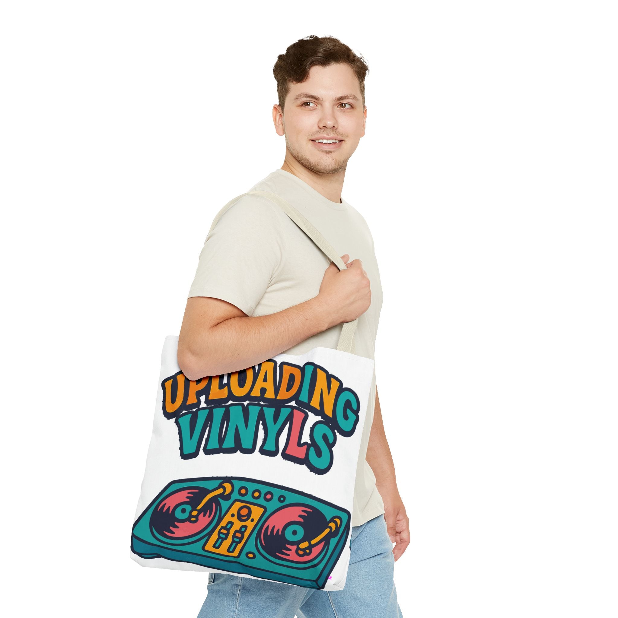 Uploading Vinyls Quirky Design, Fun Bag